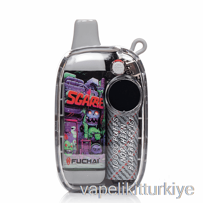 Vape Türkiye Sigelei Fuchai 10000 Tek Kullanımlık Kuzey Yabanmersinli Buz